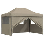 Party-Zelt Taupe 279 x 410 x 315 cm Oxford-Stoff