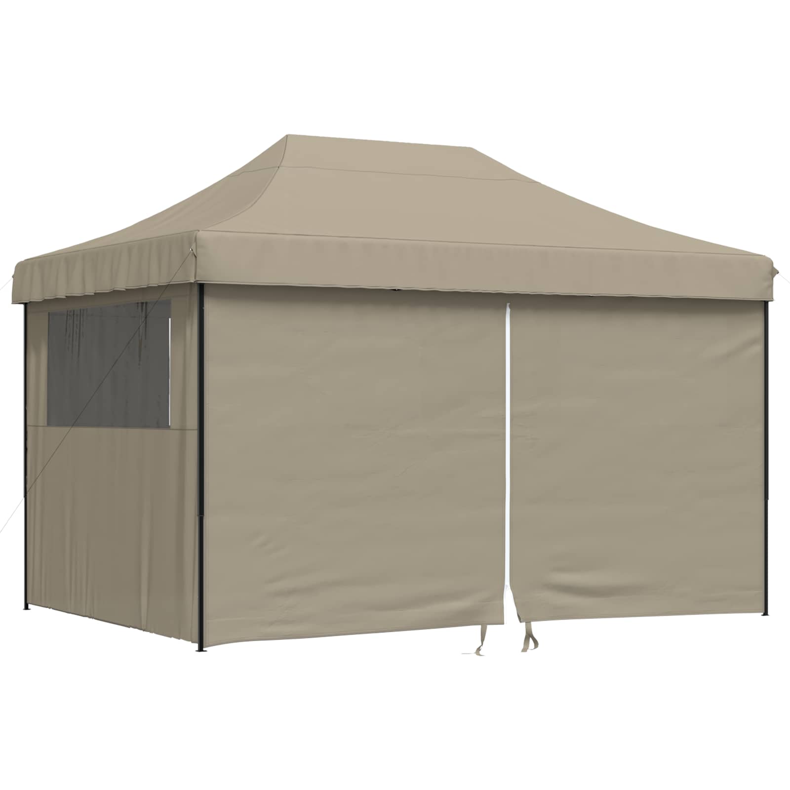 Party-Zelt Taupe 279 x 410 x 315 cm Oxford-Stoff