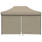 Party-Zelt Taupe 279 x 410 x 315 cm Oxford-Stoff