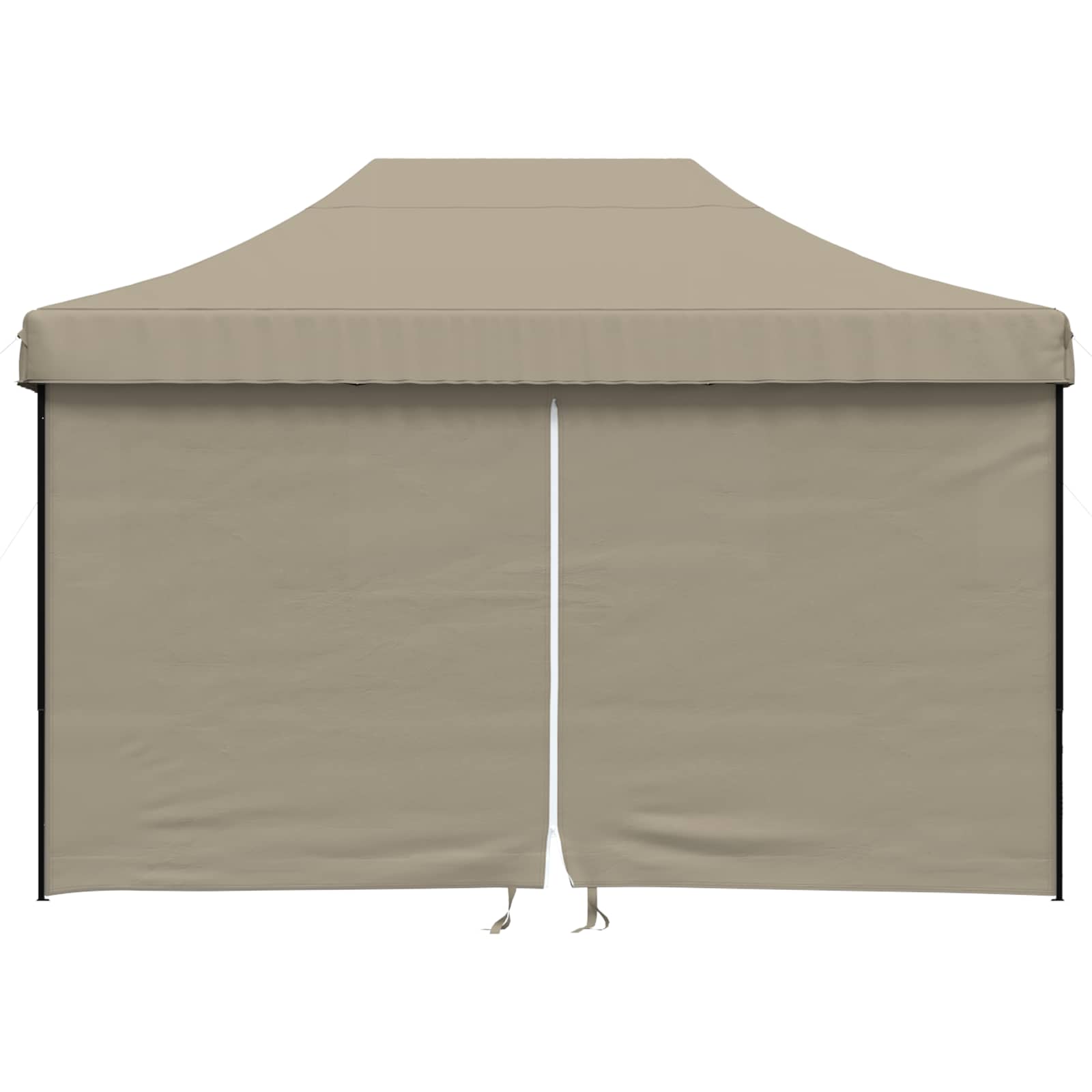 Party-Zelt Taupe 279 x 410 x 315 cm Oxford-Stoff