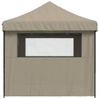 Party-Zelt Taupe 279 x 410 x 315 cm Oxford-Stoff