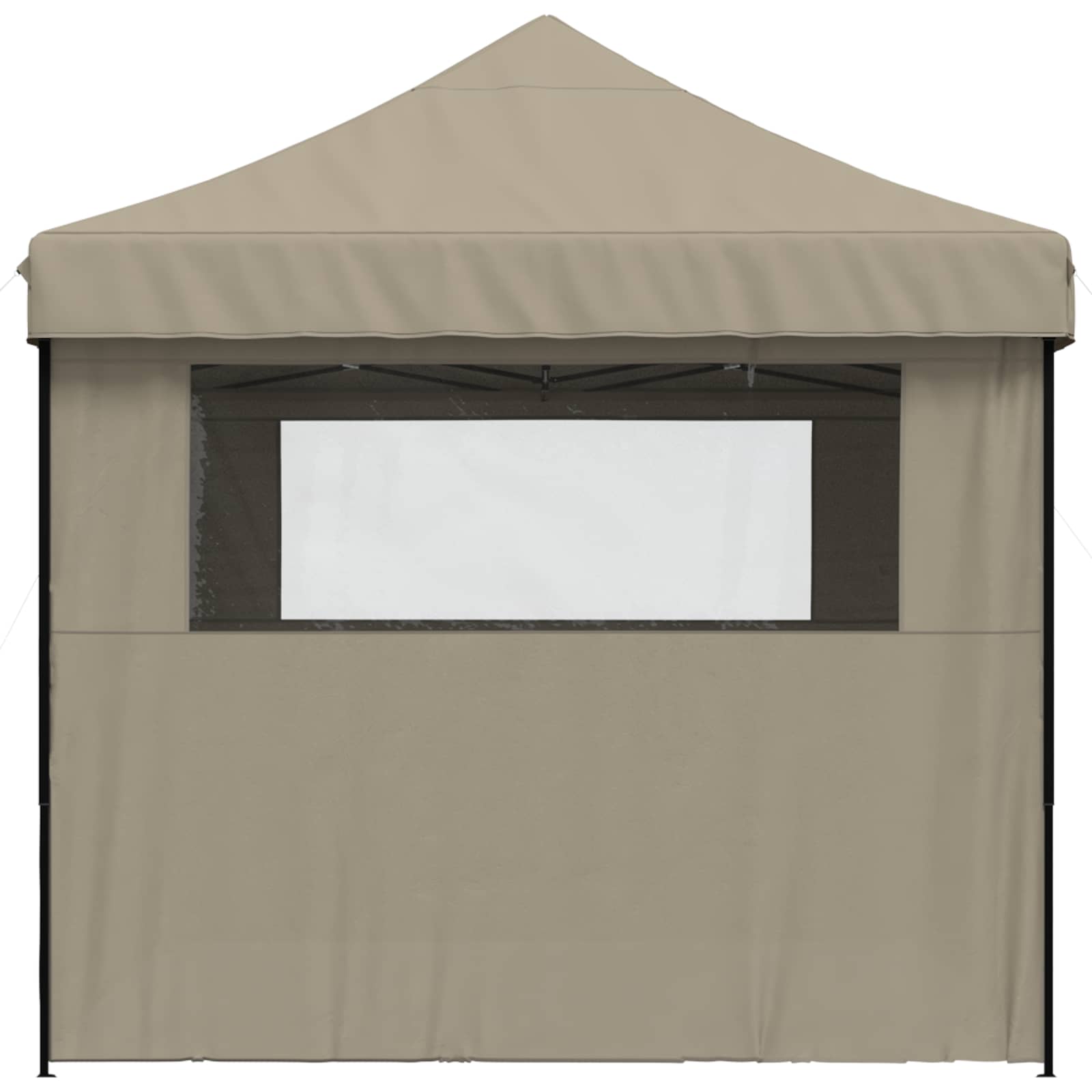 Party-Zelt Taupe 279 x 410 x 315 cm Oxford-Stoff