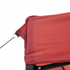 Party-Zelt Bordeauxrot 279 x 410 x 315 cm Oxford-Stoff