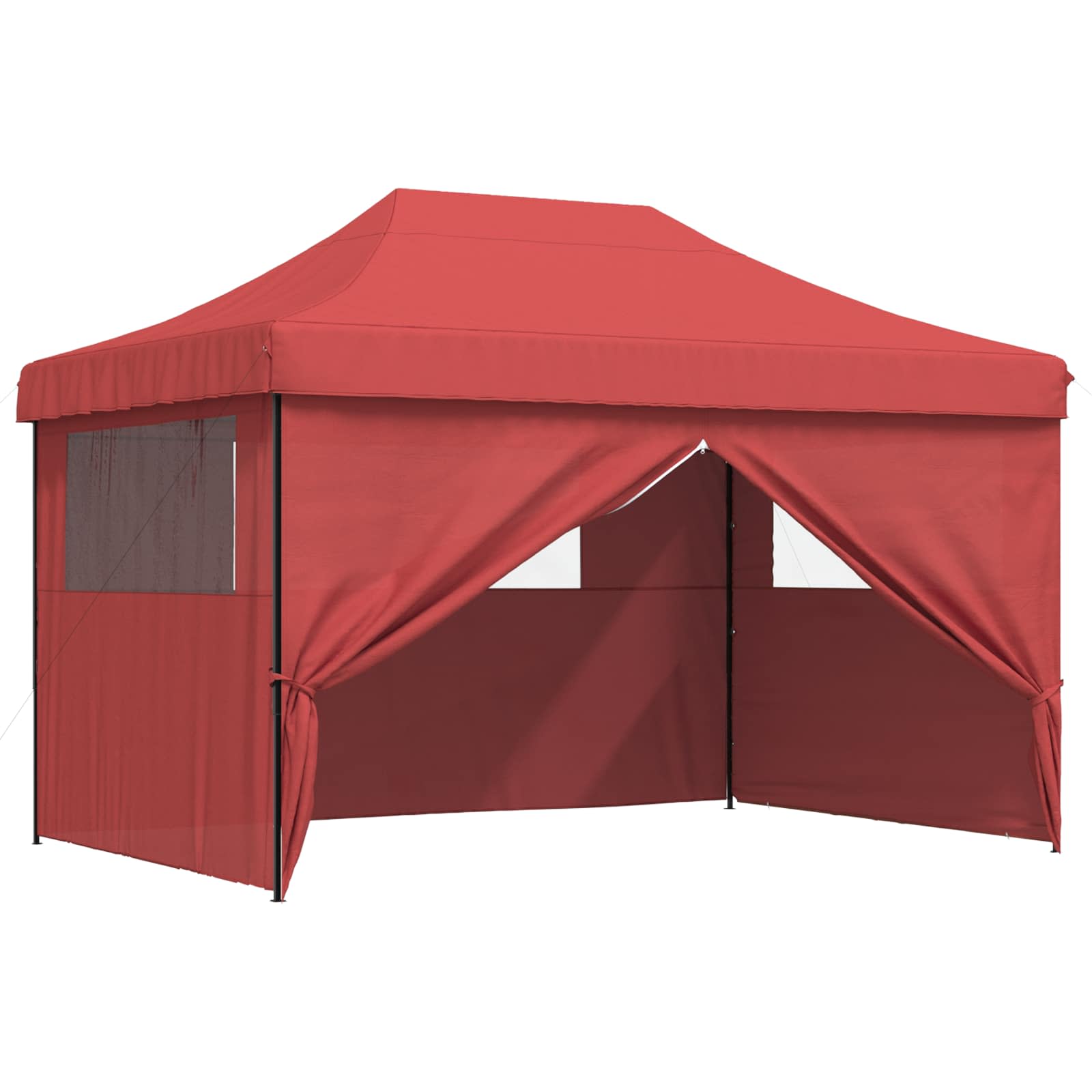 Party-Zelt Bordeauxrot 279 x 410 x 315 cm Oxford-Stoff