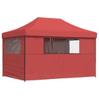 Party-Zelt Bordeauxrot 279 x 410 x 315 cm Oxford-Stoff