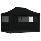 Party-Zelt Schwarz 279 x 410 x 315 cm Oxford-Stoff