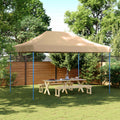 Party-Zelt Beige 292 x 440 x 315 cm Oxford-Stoff
