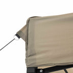 Party-Zelt Taupe 292 x 440 x 315 cm Oxford-Stoff