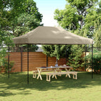 Party-Zelt Taupe 292 x 440 x 315 cm Oxford-Stoff