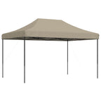Party-Zelt Taupe 292 x 440 x 315 cm Oxford-Stoff