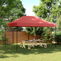 Party-Zelt Bordeauxrot 292 x 440 x 315 cm Oxford-Stoff