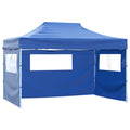 Party-Zelt Blau 291 x 431 x 315 cm Oxford-Stoff