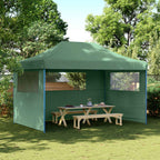 Party-Zelt Grün 292 x 440 x 315 cm Oxford-Stoff