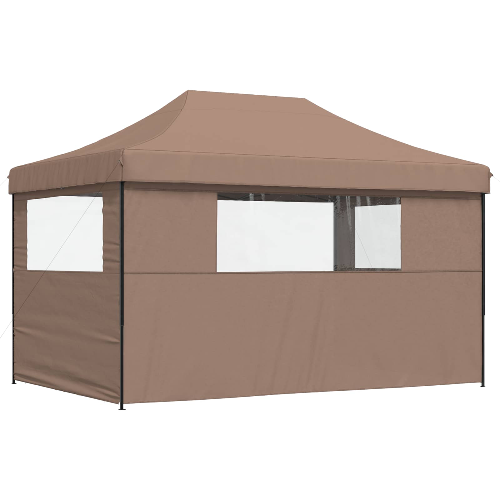 Party-Zelt Braun 292 x 440 x 315 cm Oxford-Stoff