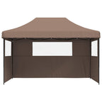 Party-Zelt Braun 292 x 440 x 315 cm Oxford-Stoff