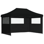 Party-Zelt Schwarz 292 x 440 x 315 cm Oxford-Stoff