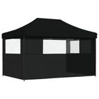 Party-Zelt Schwarz 292 x 440 x 315 cm Oxford-Stoff