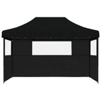 Party-Zelt Schwarz 292 x 440 x 315 cm Oxford-Stoff