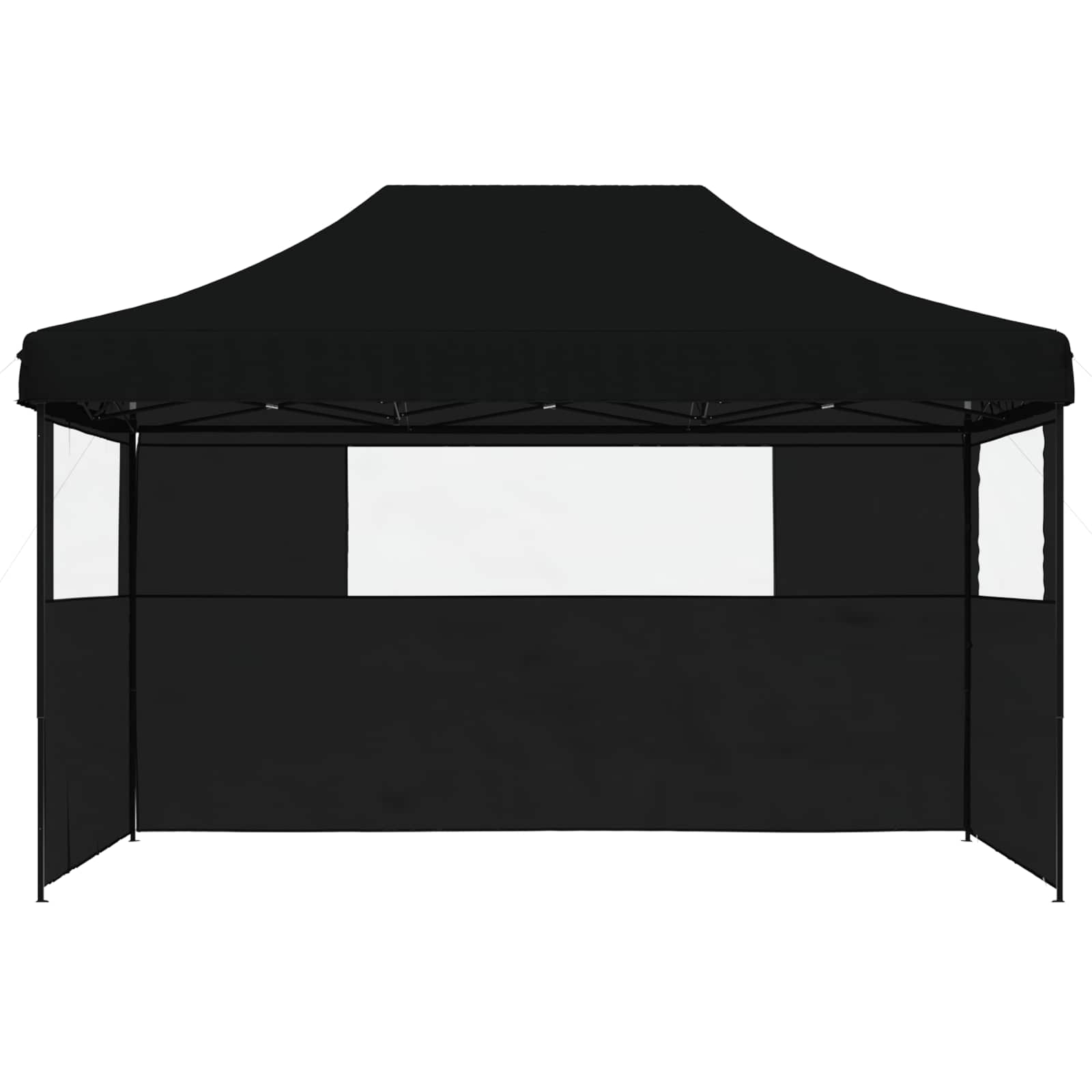 Party-Zelt Schwarz 292 x 440 x 315 cm Oxford-Stoff