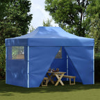 Party-Zelt Blau 291 x 431 x 315 cm Oxford-Stoff