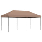 Party-Zelt Braun 292 x 580 x 315 cm Oxford-Stoff