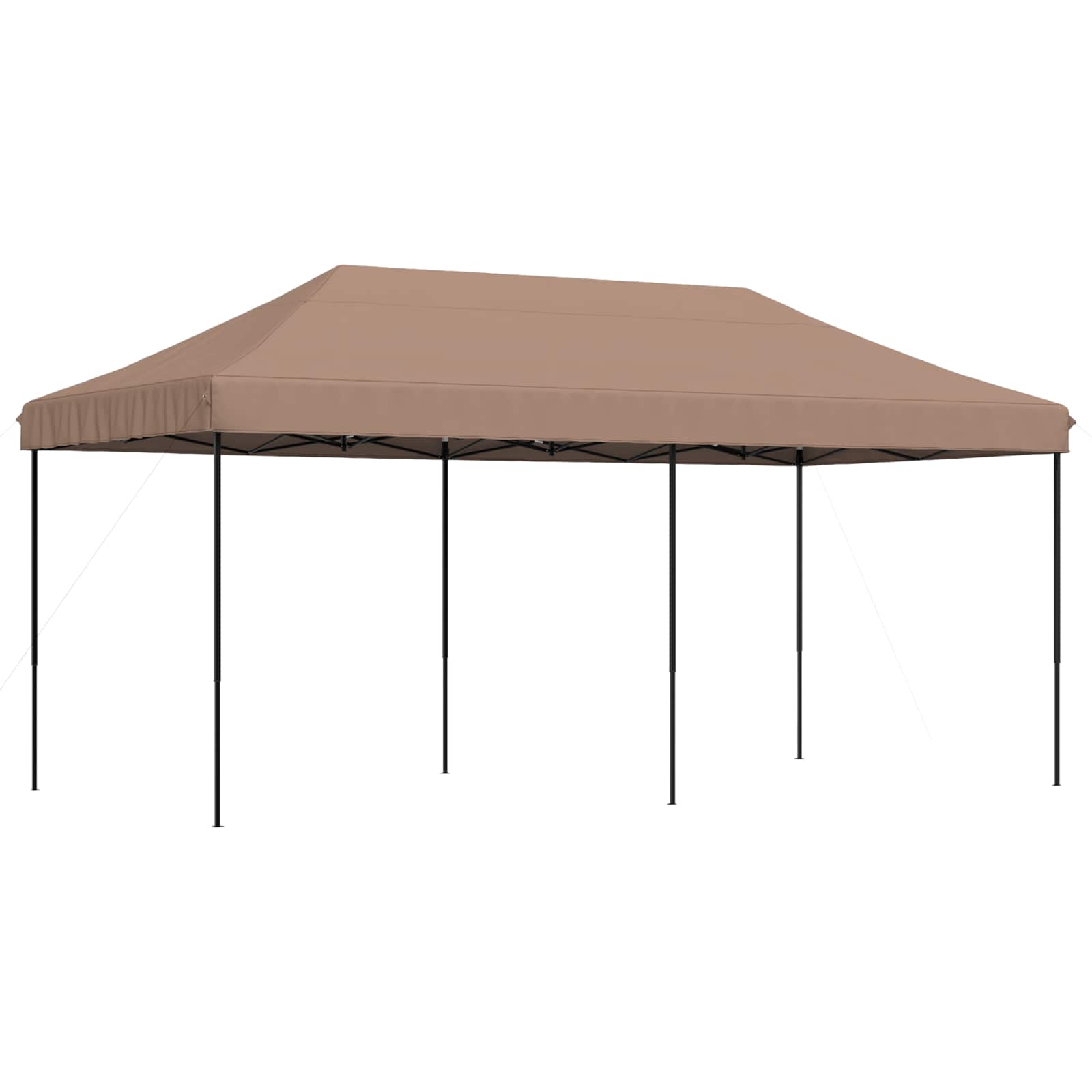Party-Zelt Braun 292 x 580 x 315 cm Oxford-Stoff