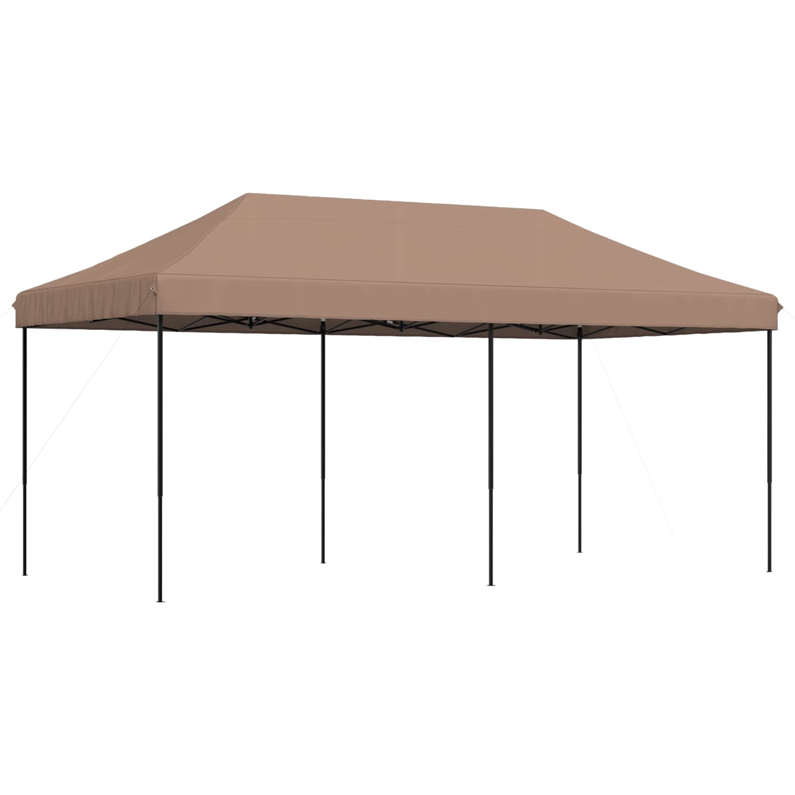 Party-Zelt Braun 292 x 580 x 315 cm Oxford-Stoff