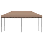 Party-Zelt Braun 292 x 580 x 315 cm Oxford-Stoff