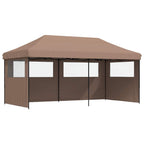 Party-Zelt Braun 292 x 580 x 315 cm Oxford-Stoff
