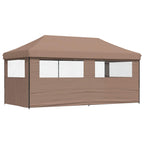 Party-Zelt Braun 292 x 580 x 315 cm Oxford-Stoff