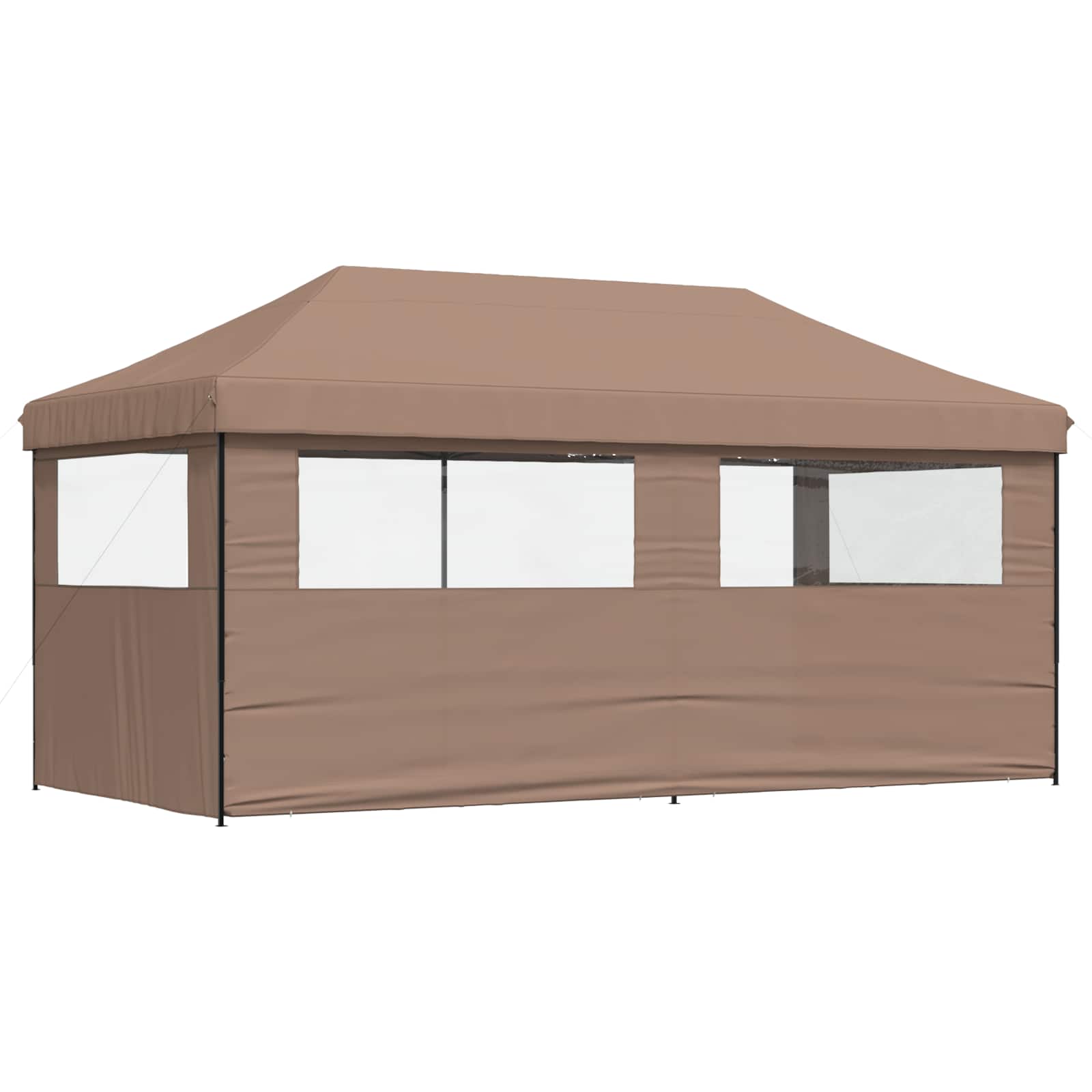 Party-Zelt Braun 292 x 580 x 315 cm Oxford-Stoff