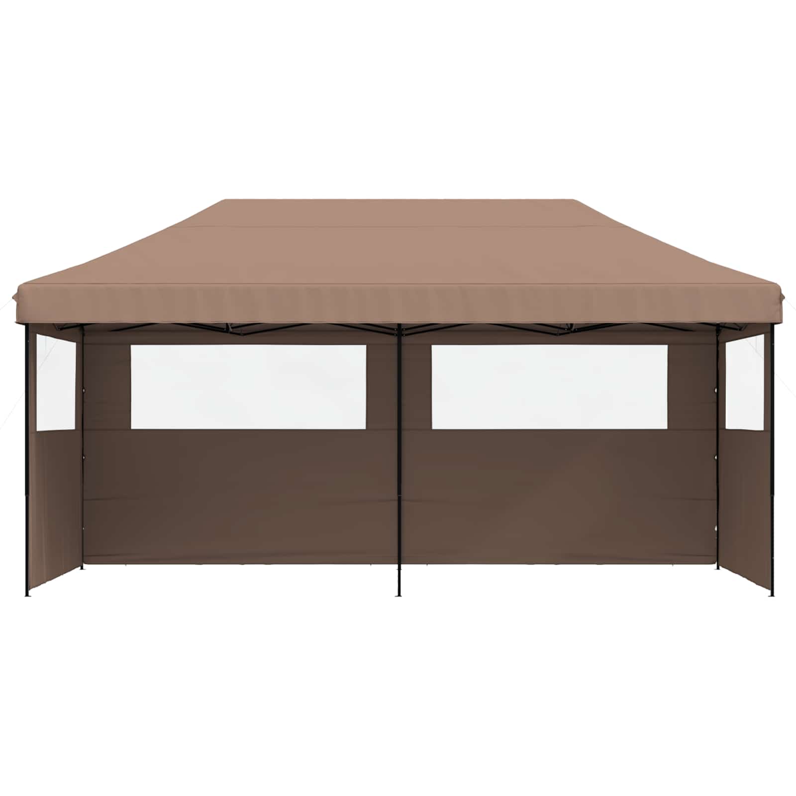 Party-Zelt Braun 292 x 580 x 315 cm Oxford-Stoff