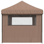 Party-Zelt Braun 292 x 580 x 315 cm Oxford-Stoff