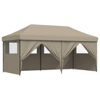 Party-Zelt Taupe 292 x 580 x 315 cm Oxford-Stoff