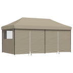 Party-Zelt Taupe 292 x 580 x 315 cm Oxford-Stoff