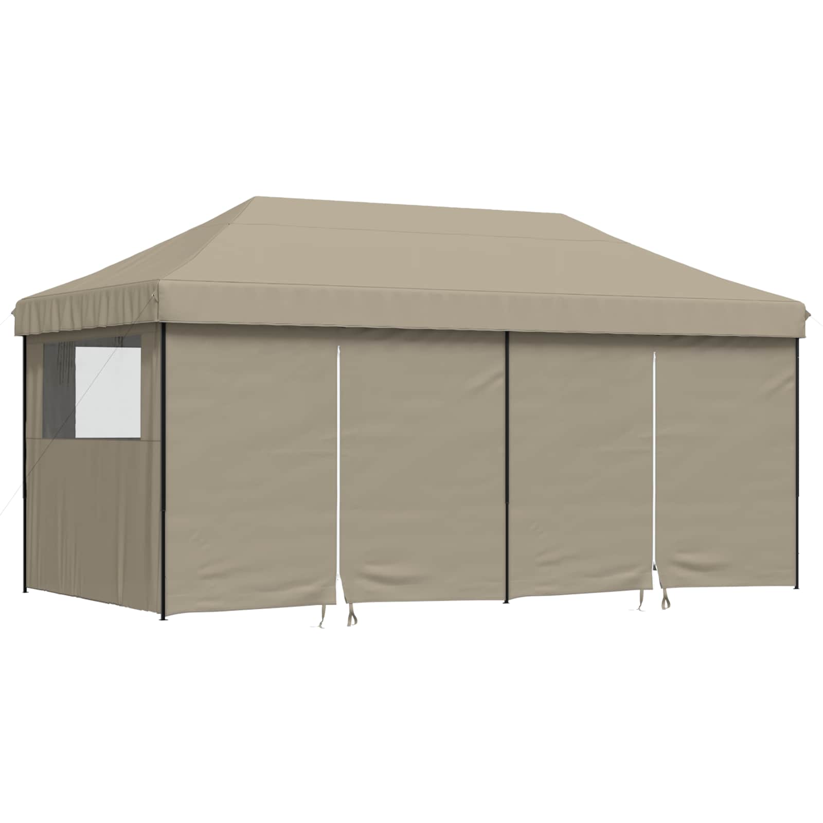Party-Zelt Taupe 292 x 580 x 315 cm Oxford-Stoff