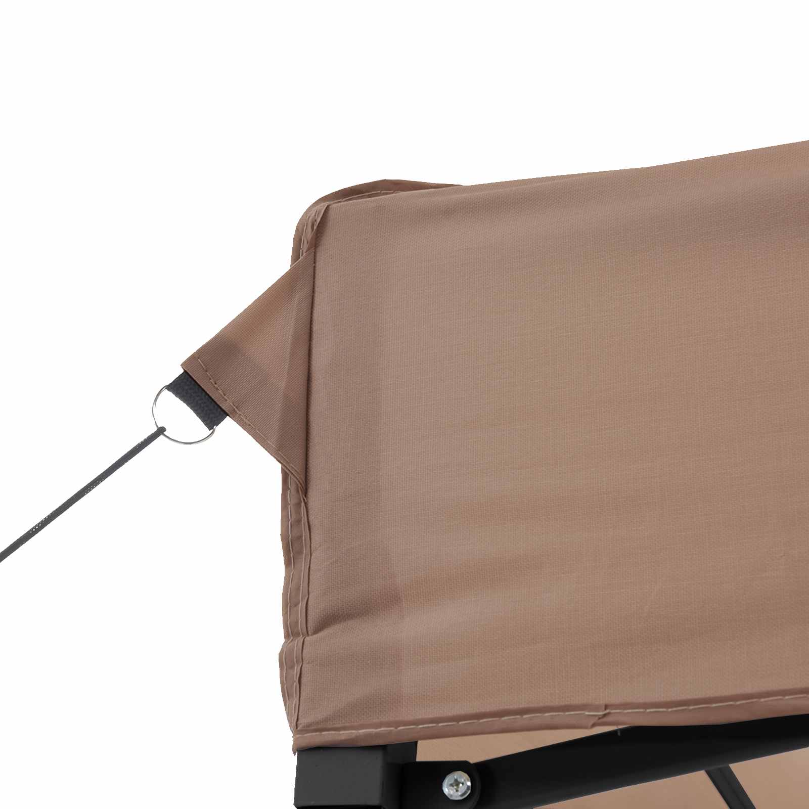 Party-Zelt Braun 292 x 580 x 315 cm Oxford-Stoff