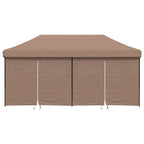 Party-Zelt Braun 292 x 580 x 315 cm Oxford-Stoff