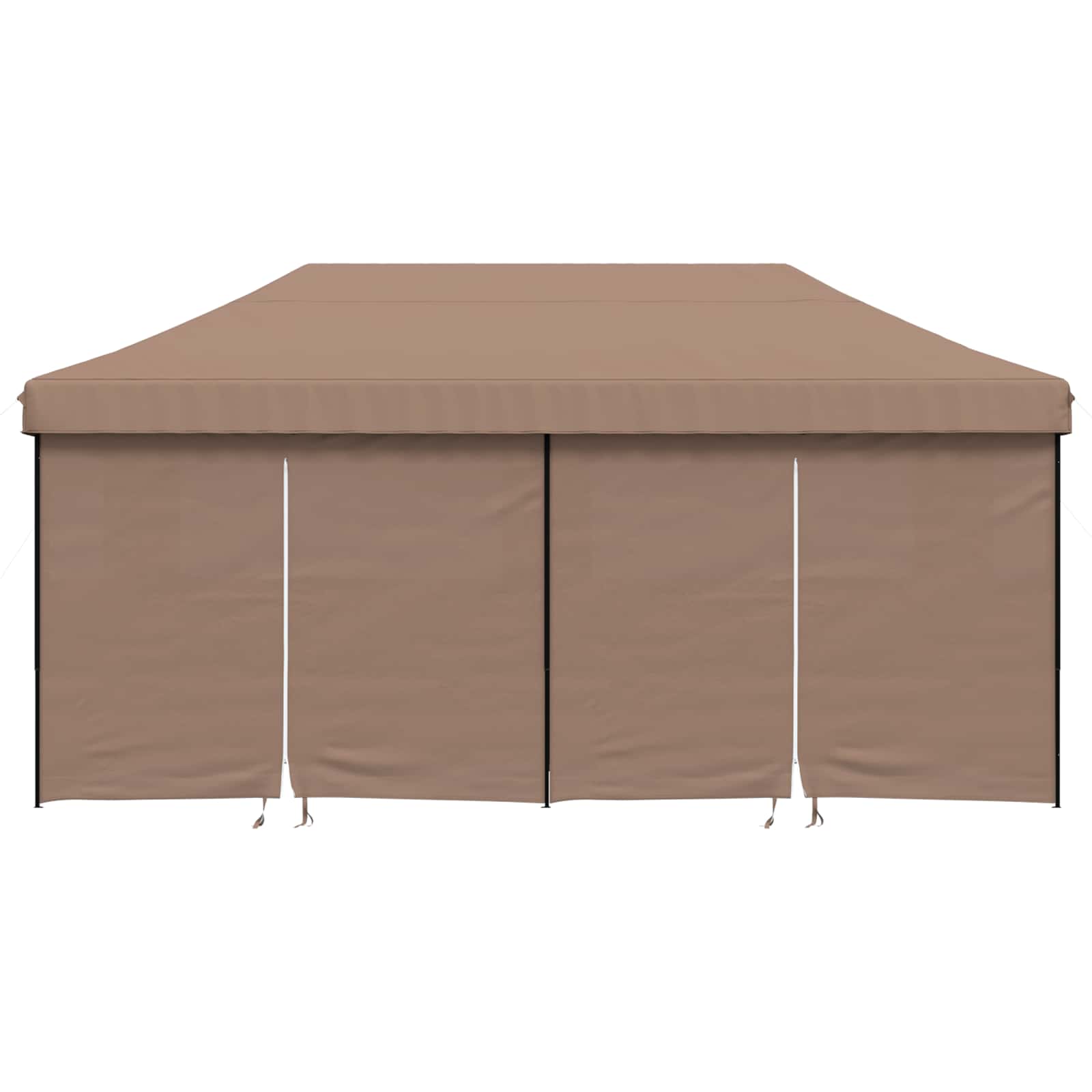 Party-Zelt Braun 292 x 580 x 315 cm Oxford-Stoff