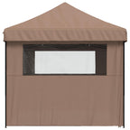 Party-Zelt Braun 292 x 580 x 315 cm Oxford-Stoff