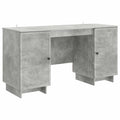 Schreibtisch Betongrau Holzwerkstoff 142,5 x 50 x 75 cm