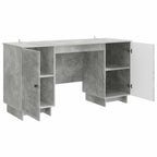 Schreibtisch Betongrau Holzwerkstoff 142,5 x 50 x 75 cm