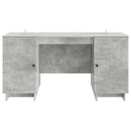 Schreibtisch Betongrau Holzwerkstoff 142,5 x 50 x 75 cm