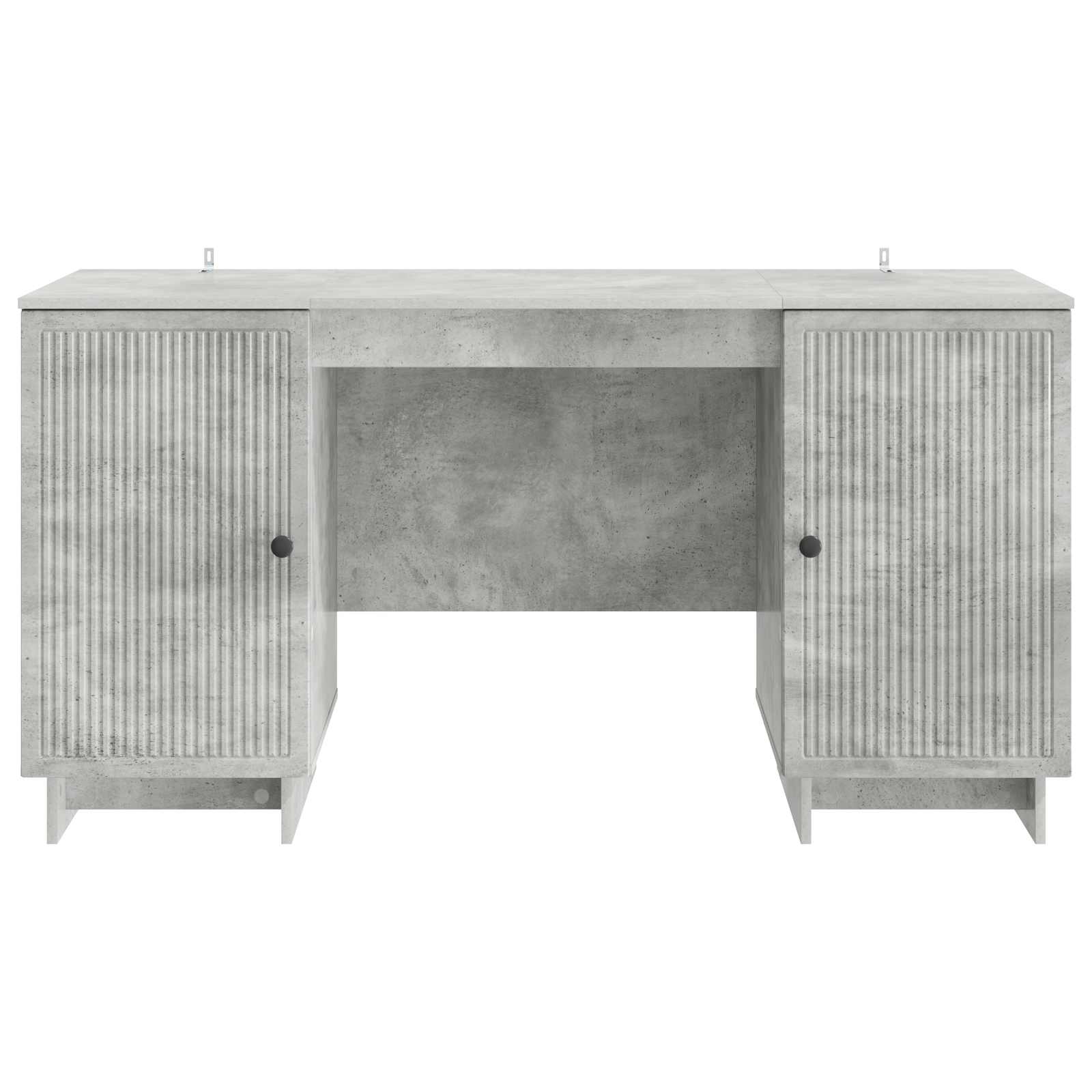 Schreibtisch Betongrau Holzwerkstoff 142,5 x 50 x 75 cm