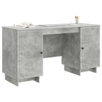 Schreibtisch Betongrau Holzwerkstoff 142,5 x 50 x 75 cm