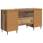 Schreibtisch mit Regal Altholz 142,5 x 50 x 75 cm Holzwerkstoff