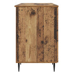Schreibtisch mit Regal Altholz 142,5 x 50 x 75 cm Holzwerkstoff