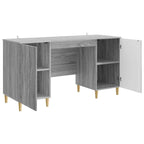Schreibtisch Graues Sonoma 142,5 x 50 x 75 cm Holzwerkstoff
