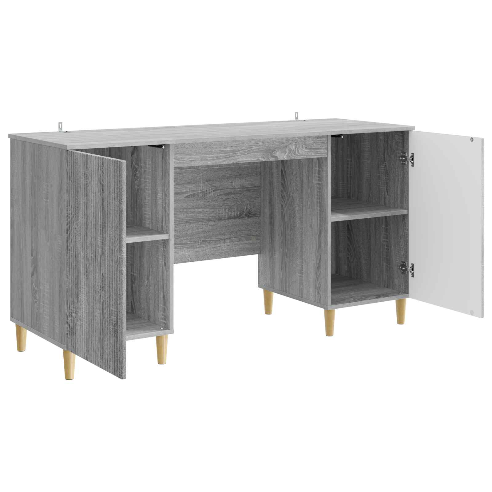 Schreibtisch Graues Sonoma 142,5 x 50 x 75 cm Holzwerkstoff
