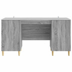 Schreibtisch Graues Sonoma 142,5 x 50 x 75 cm Holzwerkstoff